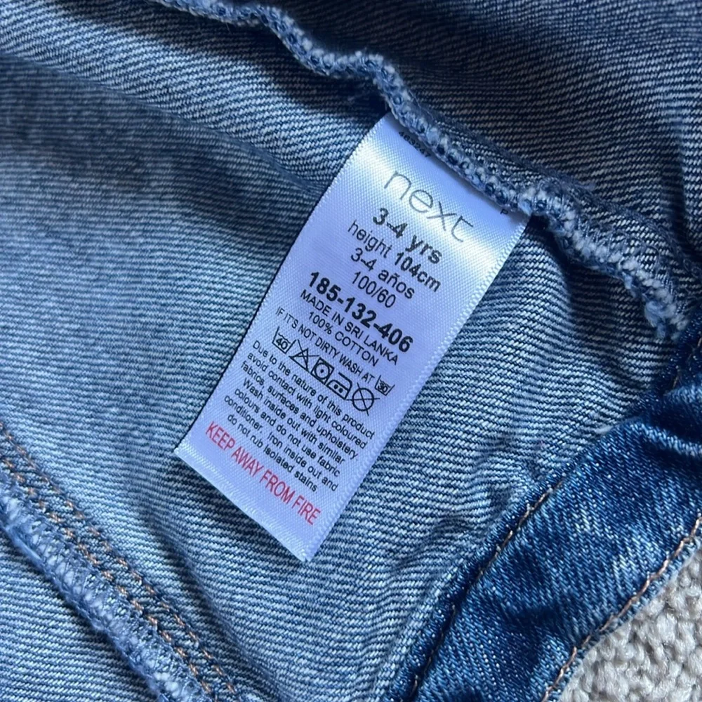 Girls “Distressed” Jean Jacket